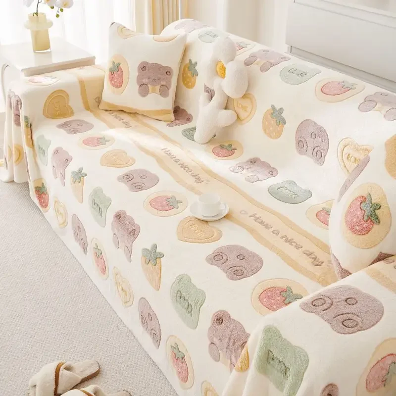 INS Snow Velvet Winter Thickened Sofa Towels Universal Sofa Cloth Cover Cartoon Style Anti-slip Sofa Cushion Full Cover Blanket
INS Snow Velvet Winter Thickened Sofa Towels Universal Sofa Cloth Cover Cartoon Style Anti-slip Sofa Cushion Full Cover Blanket