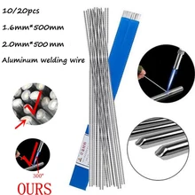 10/20 Pcs Aluminum Welding Rod Low Temperature Aluminum Welding Wire Aluminum Welding Flux Core 2MM/1.6MM Welding Consumables
10/20 Pcs Aluminum Welding Rod Low Temperature Aluminum Welding Wire Aluminum Welding Flux Core 2MM/1.6MM Welding Consumables