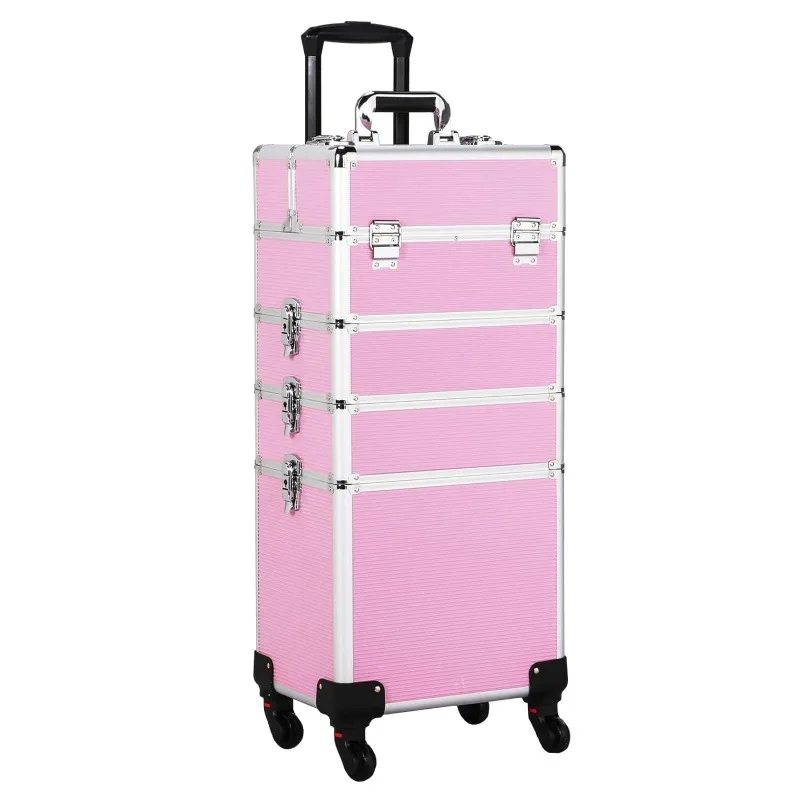 Yaheetech Professional Makeup Train Case 4 in 1 Rolling Cosmetic Trolley Makeup Case Organizer Makeup Travel Case
Yaheetech Professional Makeup Train Case 4 in 1 Rolling Cosmetic Trolley Makeup Case Organizer Makeup Travel Case