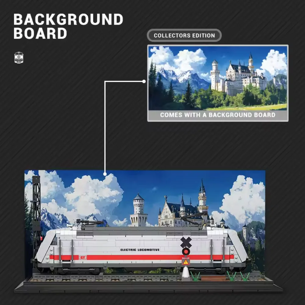 Creative IDEAS MOC Europe Germany BR101 Electric Locomotive Train Building Blocks Assembling Model Toys Steam Gift For Toy Creative IDEAS MOC Europe Germany BR101 Electric Locomotive Train Building Blocks Assembling Model Toys Steam Gift For Toy