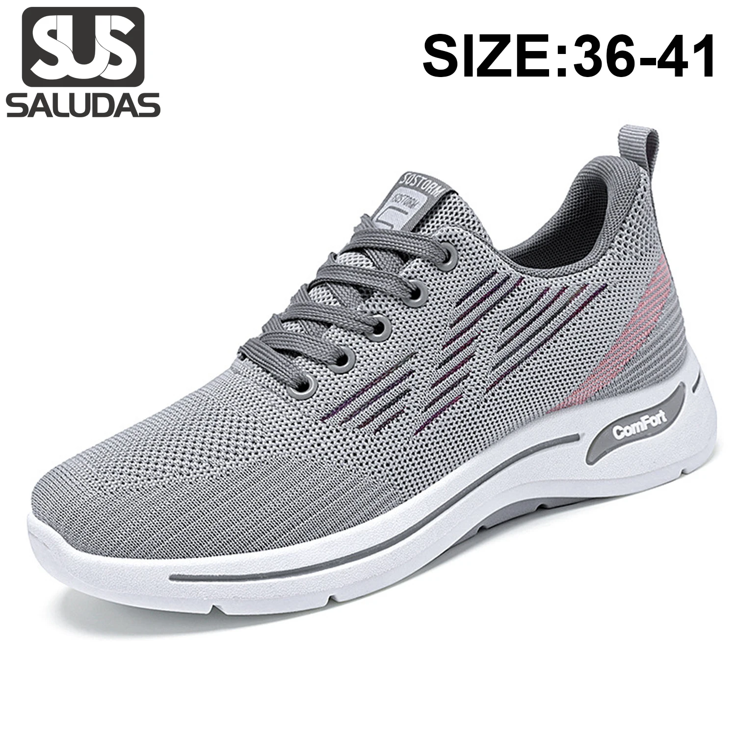 SALUDAS Women Sneakers Casual Sports Shoes Mesh Breathable Soft Sole Running Sneakers New Fashion Woman Flat Footwear
SALUDAS Women Sneakers Casual Sports Shoes Mesh Breathable Soft Sole Running Sneakers New Fashion Woman Flat Footwear