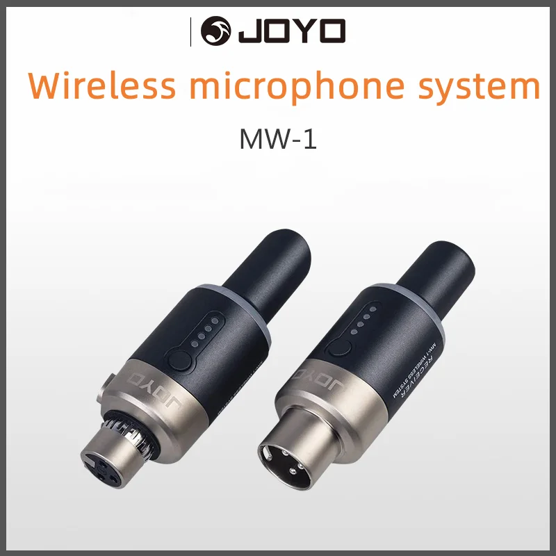 JOYO MW-1 5.8GHz Wireless Microphone System Plug-on Rechargeable Wireless Transmitter Receiver For Effector Dynamic Microphone
JOYO MW-1 5.8GHz Wireless Microphone System Plug-on Rechargeable Wireless Transmitter Receiver For Effector Dynamic Microphone