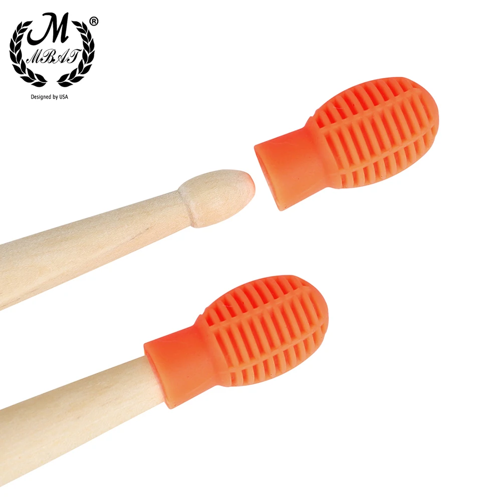 M MBAT 1 Pair Drumstick Cap Silicone Drum Stick Head Rubber Sleeve Cover Snare Dumb Drum Percussion Instruments Accessories
M MBAT 1 Pair Drumstick Cap Silicone Drum Stick Head Rubber Sleeve Cover Snare Dumb Drum Percussion Instruments Accessories