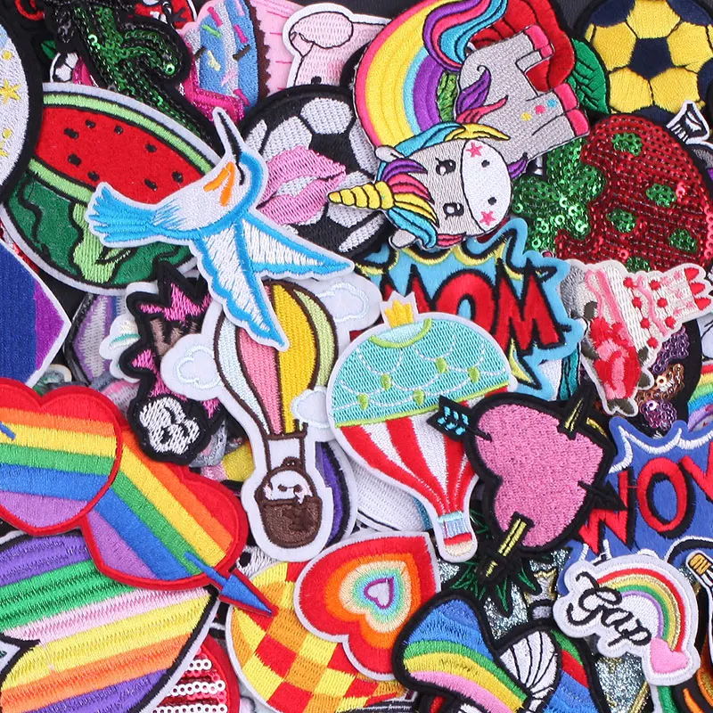 30pcs Random Cartoon Cute Animals Flowers Fruit Patches for Kid's Clothing Sewing Iron on Letters Embroidered Patches on Clothes
30pcs Random Cartoon Cute Animals Flowers Fruit Patches for Kid's Clothing Sewing Iron on Letters Embroidered Patches on Clothes