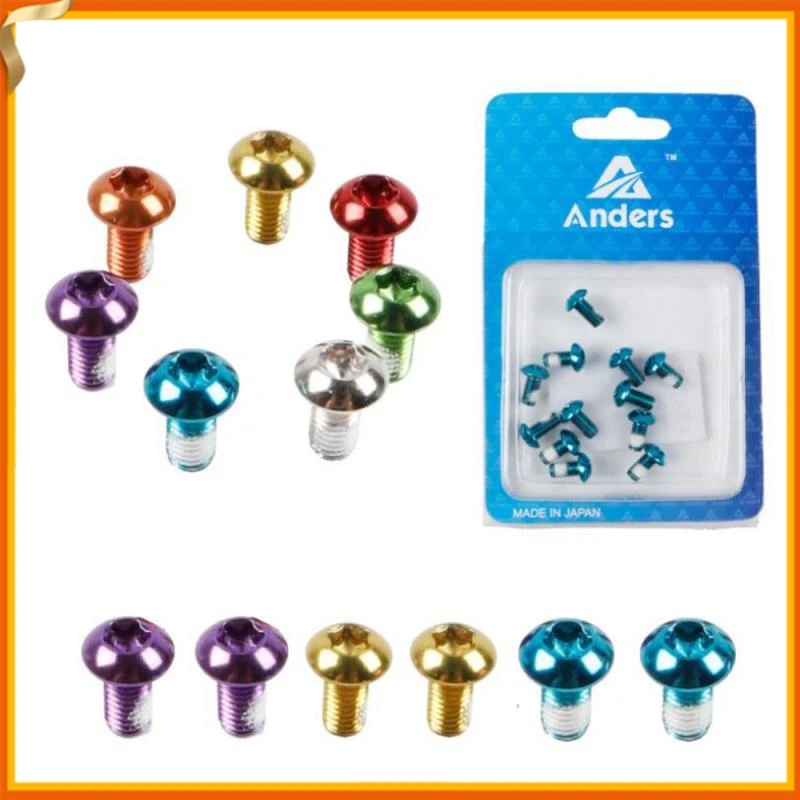 12 PCS MTB Bike Seven-Color Disc Screw Bicycle M5x10mm Disk Brake Rotor Bolts T25 Torx Screws Mountain Bike Accessories
12 PCS MTB Bike Seven-Color Disc Screw Bicycle M5x10mm Disk Brake Rotor Bolts T25 Torx Screws Mountain Bike Accessories