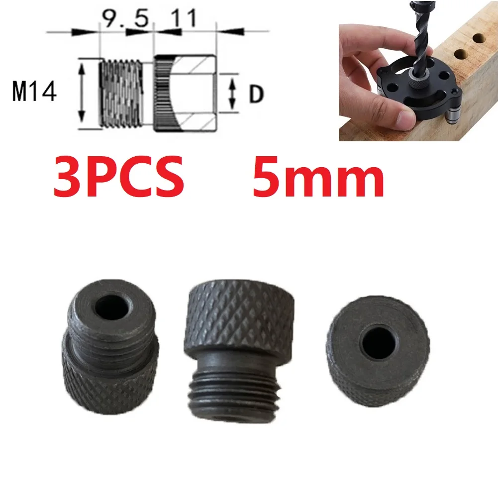 Adapter Drill Chuck Sleeve 0.2in 3PCS 5mm Accessory For Puncher Inclined Hole Grey High Carbon Steel Material M14
Adapter Drill Chuck Sleeve 0.2in 3PCS 5mm Accessory For Puncher Inclined Hole Grey High Carbon Steel Material M14