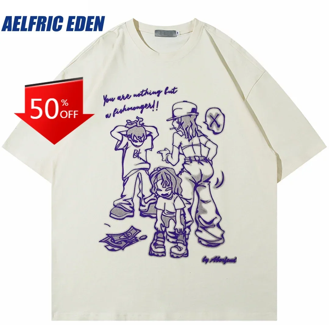 Aelfric Eden Funny Anime Cartoon Graphic T Shirt Japanese Streetwear Harajuku T-Shirt Cotton Tshirt Hip Hop Oversized Tops Tees
Aelfric Eden Funny Anime Cartoon Graphic T Shirt Japanese Streetwear Harajuku T-Shirt Cotton Tshirt Hip Hop Oversized Tops Tees
