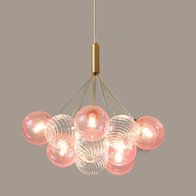 Modern Girl Bedroom LOFT LED Pendant Lamp Luxury Glass Ball Bubble Pendant Light Clothing Store Girl Princess Room Lamp Lighting
Modern Girl Bedroom LOFT LED Pendant Lamp Luxury Glass Ball Bubble Pendant Light Clothing Store Girl Princess Room Lamp Lighting