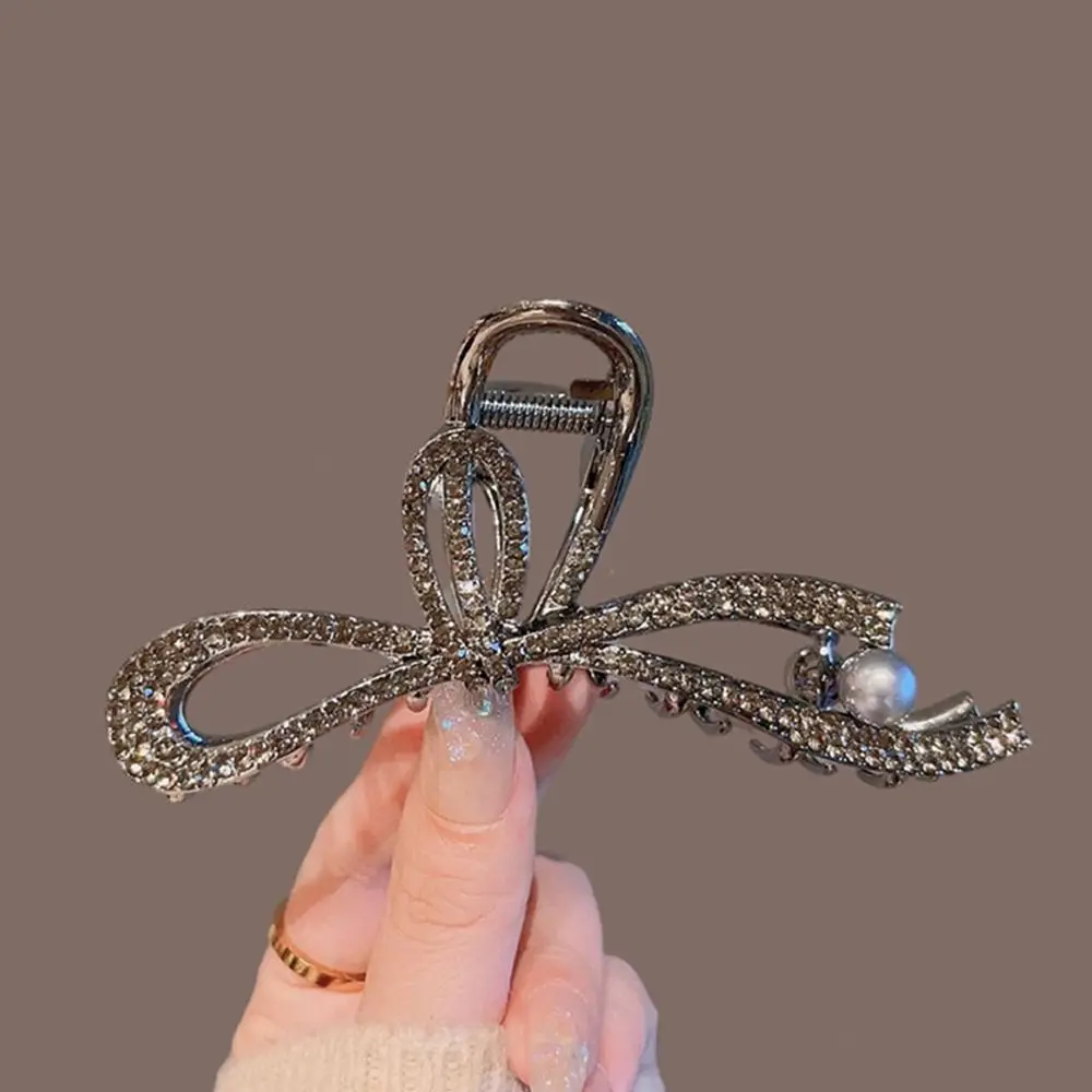 Bow Alloy Hair Styling Tool Girl Gift Rhinestone Hair Grip Clip Korean Style Hair Clip Girl Hair Claw Women Large Shark Clip
Bow Alloy Hair Styling Tool Girl Gift Rhinestone Hair Grip Clip Korean Style Hair Clip Girl Hair Claw Women Large Shark Clip