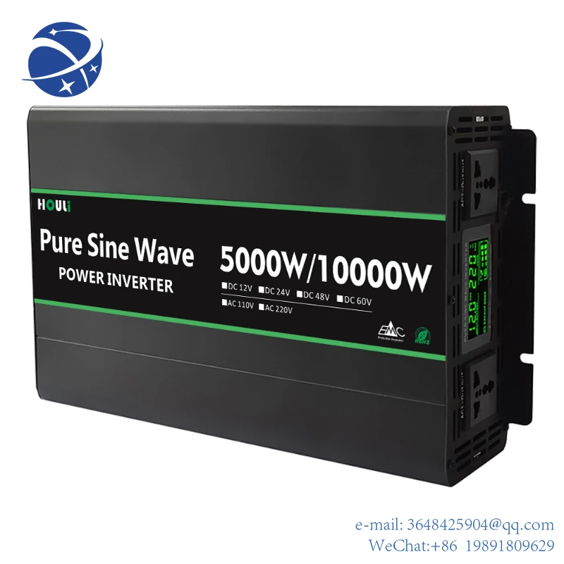 YYHCPower Inverte 10000W Inverters 12V 24V To 120 240V 10Kw Inverter Pure Sine Wave 24 V 10000W 220V Inversor Trifasico
YYHCPower Inverte 10000W Inverters 12V 24V To 120 240V 10Kw Inverter Pure Sine Wave 24 V 10000W 220V Inversor Trifasico