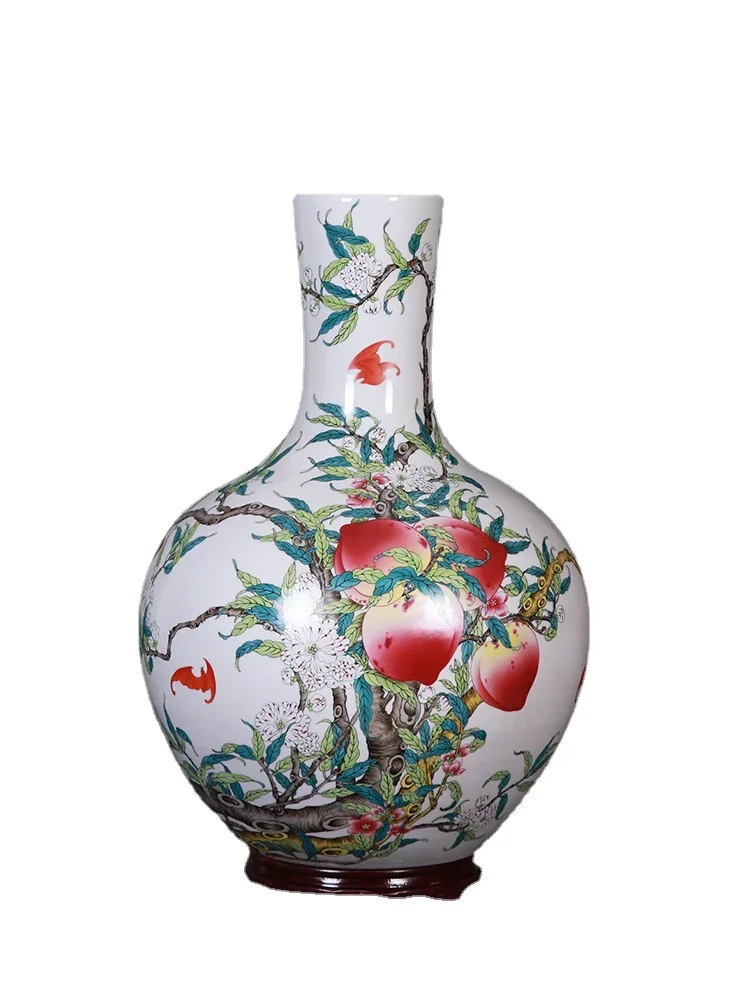 Vase Underglaze Ceramic Pink Vintage Chinese Flower Arrangement Celestial Suitable for Living Room Curio Decoration SimpleModern
Vase Underglaze Ceramic Pink Vintage Chinese Flower Arrangement Celestial Suitable for Living Room Curio Decoration SimpleModern