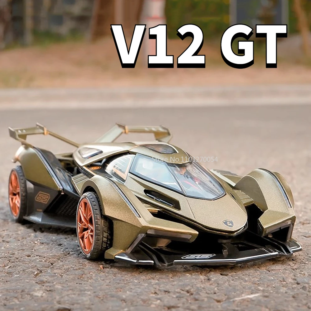 1/24 V12 Toy Car Mdoel Alloy Diecast Simulation Exquisite Interior Design With Sound Light Pull Bcak Vehicles Toys For Boy Gifts
1/24 V12 Toy Car Mdoel Alloy Diecast Simulation Exquisite Interior Design With Sound Light Pull Bcak Vehicles Toys For Boy Gifts