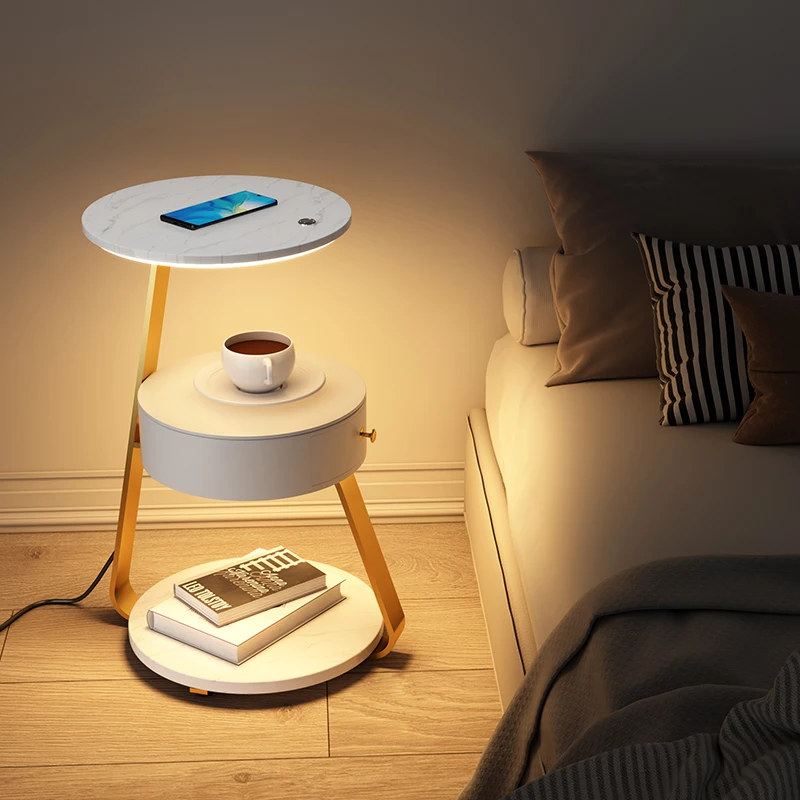 Wooden Bedside Table Nightstands Multifunctional Smart Minimalist Bedside Table Nightstands Small Meuble Home Furniture YY50BT
Wooden Bedside Table Nightstands Multifunctional Smart Minimalist Bedside Table Nightstands Small Meuble Home Furniture YY50BT