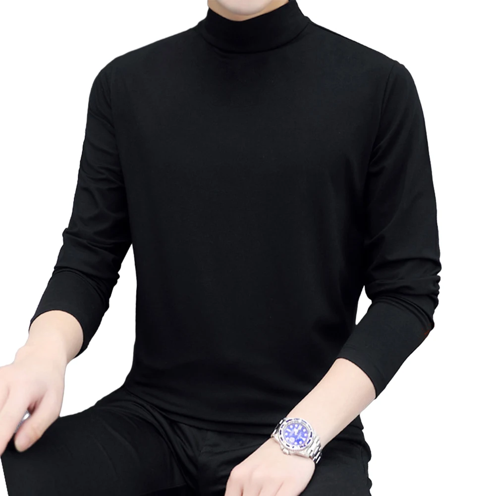 Mens Half Turtleneck Thermal Underwear Pullover Long Sleeve Tops Blouse T-Shirt Autumn Winter Man Warm Tees Causal Slim Blouse
Mens Half Turtleneck Thermal Underwear Pullover Long Sleeve Tops Blouse T-Shirt Autumn Winter Man Warm Tees Causal Slim Blouse