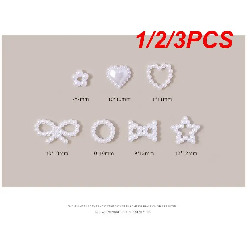 1/2/3PCS Nail Art Pearl Moon Star Heart Bow Nails Decoration Nail Stickers Nail Polish Gel Decor Manicure Nails
1/2/3PCS Nail Art Pearl Moon Star Heart Bow Nails Decoration Nail Stickers Nail Polish Gel Decor Manicure Nails