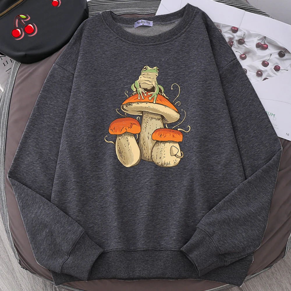 Cottagecore Aesthetic Mushroom Dark Academia Frog Print Clothes Female Fashion Sweatshirt Oversize Pullover Loose Women's Hoody
Cottagecore Aesthetic Mushroom Dark Academia Frog Print Clothes Female Fashion Sweatshirt Oversize Pullover Loose Women's Hoody