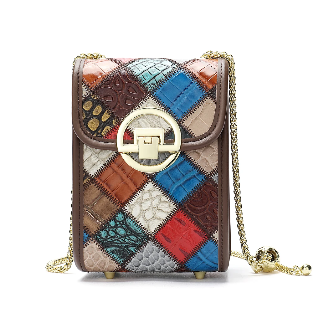 Luxury Mini Crossbody Bags with Chain Strap Small Women's Shoulder Bag Genuine Leather Multicolor Phone Bag for Womens
Luxury Mini Crossbody Bags with Chain Strap Small Women's Shoulder Bag Genuine Leather Multicolor Phone Bag for Womens