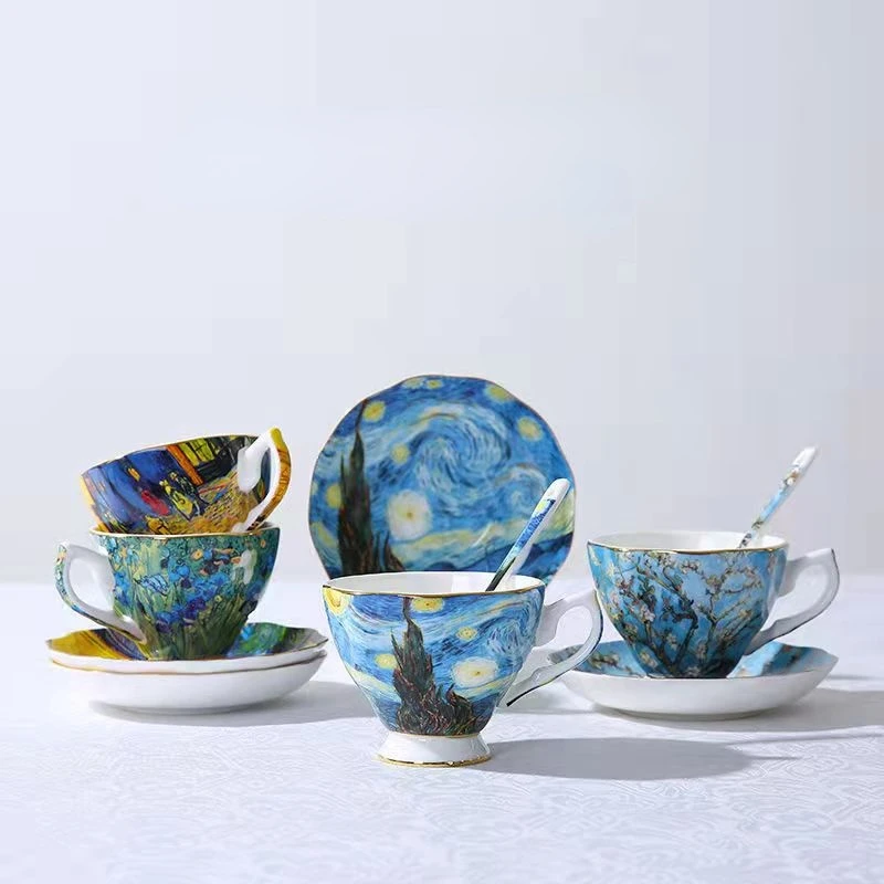 European-style Small Luxury Coffee Mug Ceramic Mug Painted Gold Household Tea Cup Drinking Cup Men and Women Creative Coffee Cup
European-style Small Luxury Coffee Mug Ceramic Mug Painted Gold Household Tea Cup Drinking Cup Men and Women Creative Coffee Cup