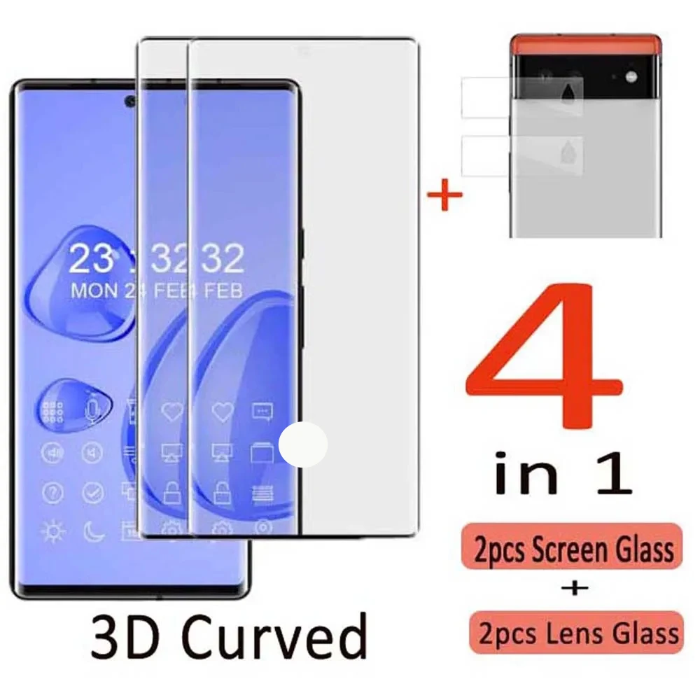 Изогнутое закаленное 3d-стекло для Google Pixel 7 Pro 6 Pro, пленка на весь экран с защитой от царапин, суперпрозрачная HD-пленка с объективом, 2 шт.
Изогнутое закаленное 3d-стекло для Google Pixel 7 Pro 6 Pro, пленка на весь экран с защитой от царапин, суперпрозрачная HD-пленка с объективом, 2 шт.