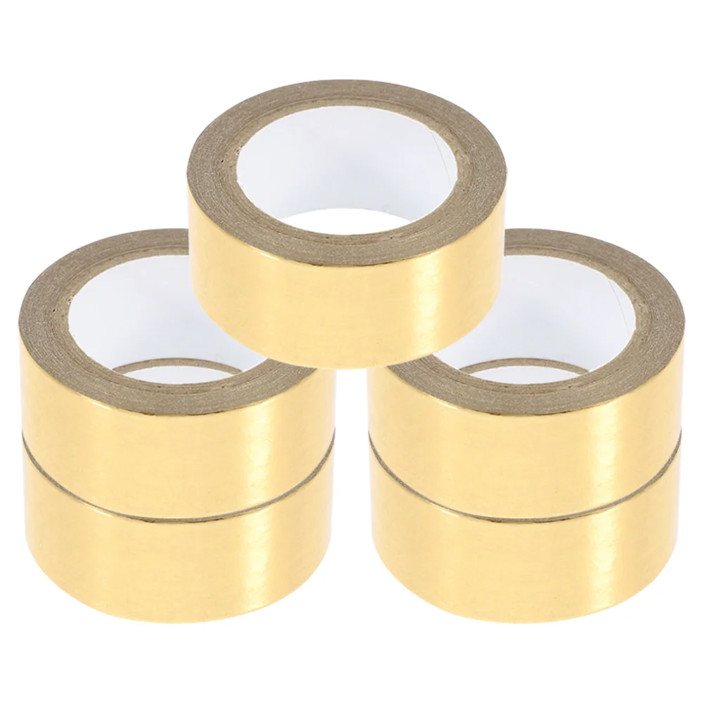 5 Rolls Decorative Tape Decoration Supplies Duct Bronzing Multifunctional Adhesive
5 Rolls Decorative Tape Decoration Supplies Duct Bronzing Multifunctional Adhesive
