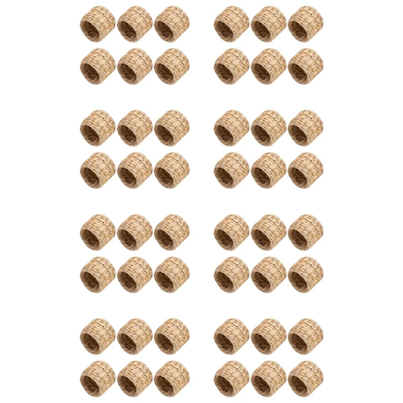 48Pcs Napkin Rings,Water Hyacinth Napkin Holder Rings - Rustic Napkin Rings For Birthday Party, Dinner Table Decoration
48Pcs Napkin Rings,Water Hyacinth Napkin Holder Rings - Rustic Napkin Rings For Birthday Party, Dinner Table Decoration