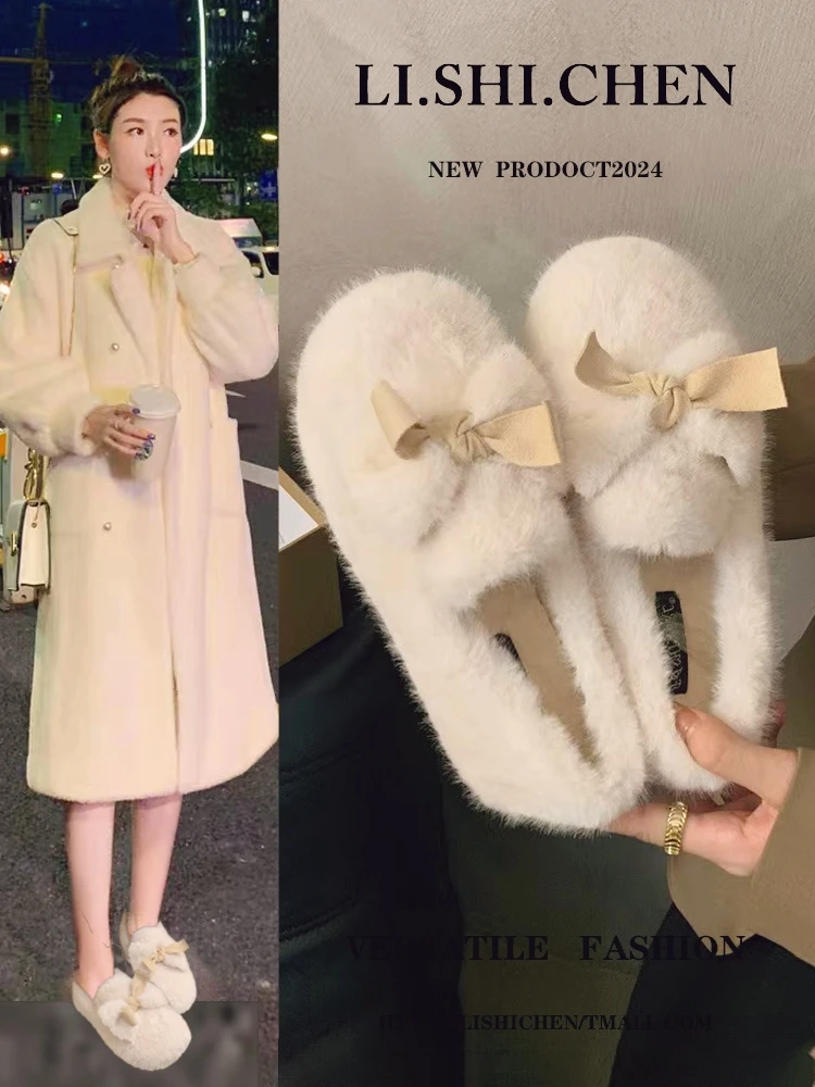 Женские Элегантные Лоферы без шнуровки в повседневном стиле, новые меховые Мокасины, слипоны, лодочка, зимние резиновые Лоферы без шнуровки, базовые Лоферы для отдыха 
Женские Элегантные Лоферы без шнуровки в повседневном стиле, новые меховые Мокасины, слипоны, лодочка, зимние резиновые Лоферы без шнуровки, базовые Лоферы для отдыха