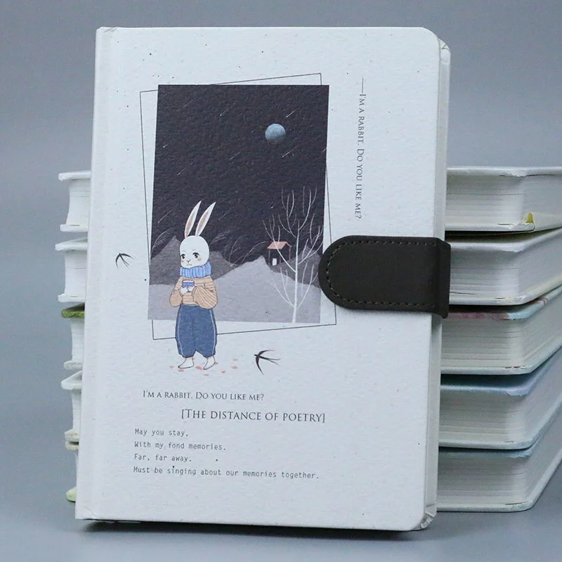 Cartoon kawaii magnetic buckle color page hand ledger cute girl heart Korean version diary horizontal grid retro notepad
Cartoon kawaii magnetic buckle color page hand ledger cute girl heart Korean version diary horizontal grid retro notepad