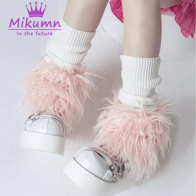 Japanese Sweet Pink White Black Furry Leg Warmers Socks Y2K Harajuku Chic Knitted Faux Fur Leg Warmers Boot Covers Streetwear
Japanese Sweet Pink White Black Furry Leg Warmers Socks Y2K Harajuku Chic Knitted Faux Fur Leg Warmers Boot Covers Streetwear
