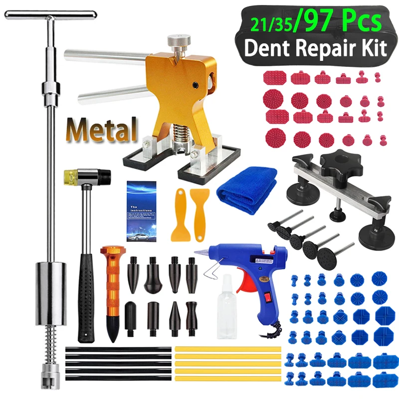 Professional Metal Puller For Car Dent Repair Automobile Door Body Sheet Metal Paintless Dent Removal Remover Complete Tool Kit
Professional Metal Puller For Car Dent Repair Automobile Door Body Sheet Metal Paintless Dent Removal Remover Complete Tool Kit