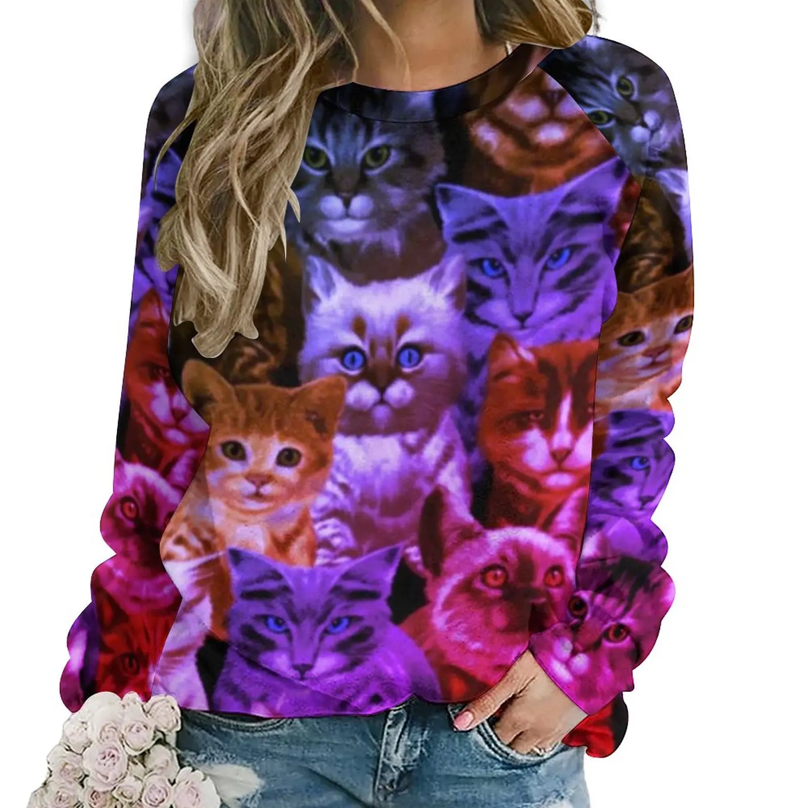 Funny Cat Print Casual Hoodies Autumn Cats Timeless Treasures Y2k Hoodie Lady Long Sleeve Oversized Harajuku Graphic Sweatshirts
Funny Cat Print Casual Hoodies Autumn Cats Timeless Treasures Y2k Hoodie Lady Long Sleeve Oversized Harajuku Graphic Sweatshirts