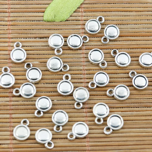 100pcs 6.5mm Tibetan Silver Color 2sided Round Little Charms EF2251 Charms for Jewelry Making 
100pcs 6.5mm Tibetan Silver Color 2sided Round Little Charms EF2251 Charms for Jewelry Making