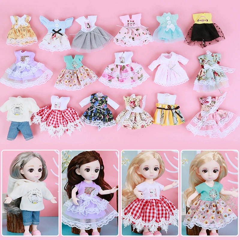 Clothes For dolls 16-18 cm Bjd OB11 Doll Clothes Dress 1/8 Accessories Suit Dress up For Girls Toy Gift
Clothes For dolls 16-18 cm Bjd OB11 Doll Clothes Dress 1/8 Accessories Suit Dress up For Girls Toy Gift