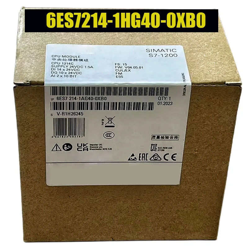 6ES7214-1HG40-0XB0 6ES7 214-1HG40-0XB0 Новый и оригинальный компактный ЦПУ S7-1200 1214C, гарантия 1 год
6ES7214-1HG40-0XB0 6ES7 214-1HG40-0XB0 Новый и оригинальный компактный ЦПУ S7-1200 1214C, гарантия 1 год
