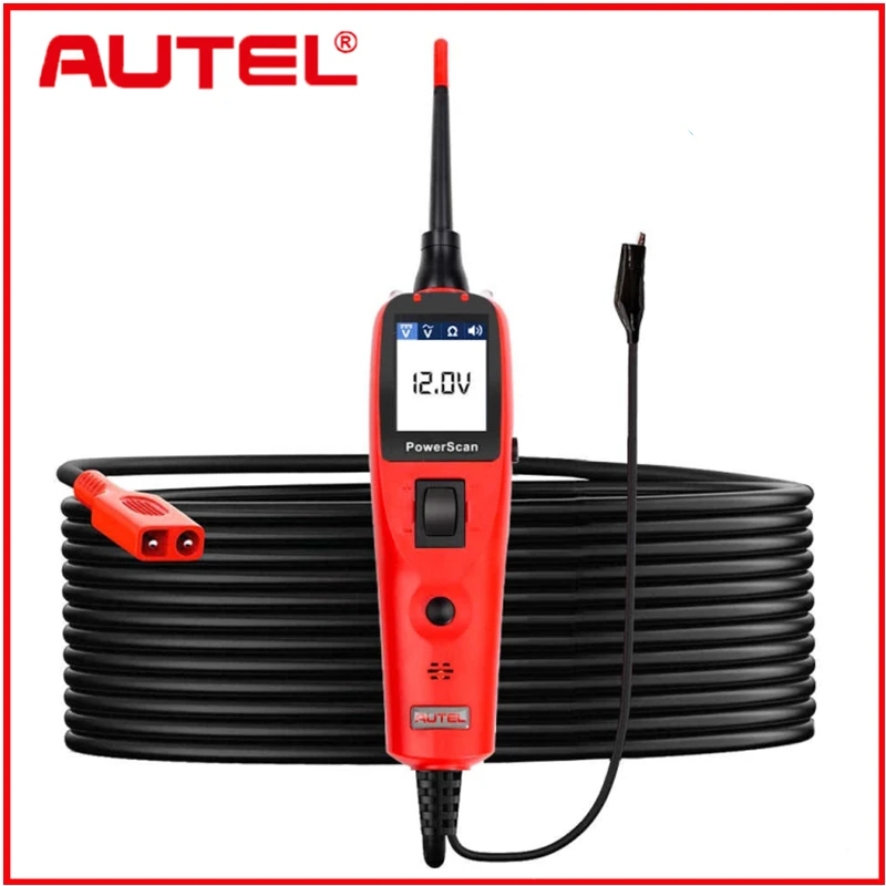 Autel PowerScan PS100 Auto Electric Circuit AVO Meter Automotive Circuit Tester Electrical Test Probe Kit 12V/24V Car Repair
Autel PowerScan PS100 Auto Electric Circuit AVO Meter Automotive Circuit Tester Electrical Test Probe Kit 12V/24V Car Repair