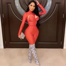 Zoctuo Women Spring Autumn Hollow Out Soild Color Bodycon Slim Jumpsuit Romper Overall 2021 Femalec Clothing Streetwear
Zoctuo Women Spring Autumn Hollow Out Soild Color Bodycon Slim Jumpsuit Romper Overall 2021 Femalec Clothing Streetwear