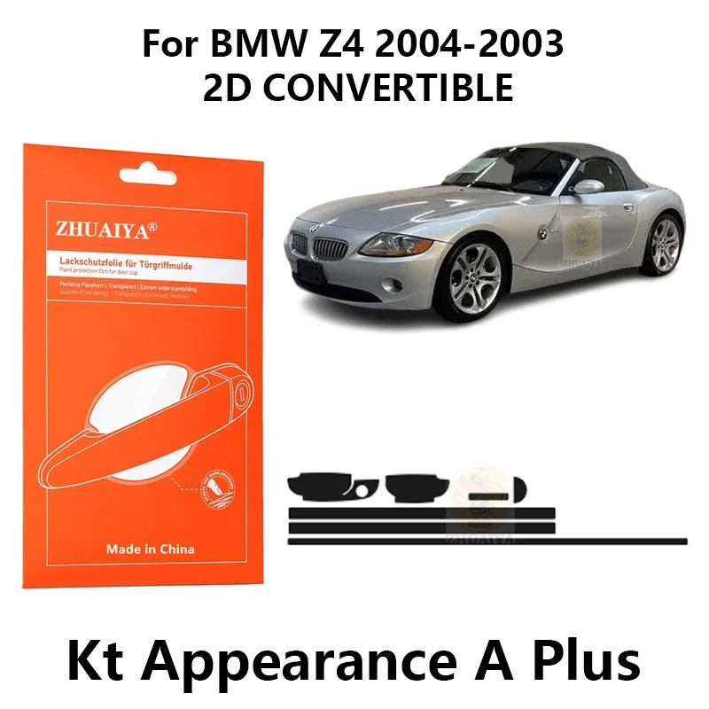 Защитная пленка ZHUAIYA для красок дверной ручки, ТПУ PPF для BMW Z4 2004-2003 2D, автомобильные аксессуары-трансформеры
Защитная пленка ZHUAIYA для красок дверной ручки, ТПУ PPF для BMW Z4 2004-2003 2D, автомобильные аксессуары-трансформеры