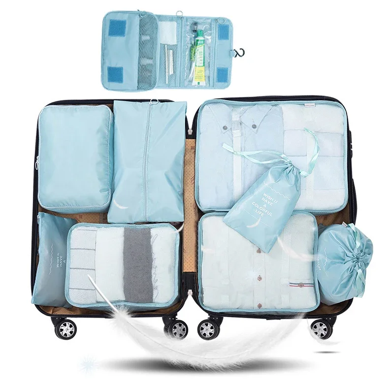 9Pcs Travel Luggage Pouch Storage Bags Shoe Clothes Toiletry Organizer Waterproof Kits Suitcase Packing Set Accessories Supplies
9Pcs Travel Luggage Pouch Storage Bags Shoe Clothes Toiletry Organizer Waterproof Kits Suitcase Packing Set Accessories Supplies