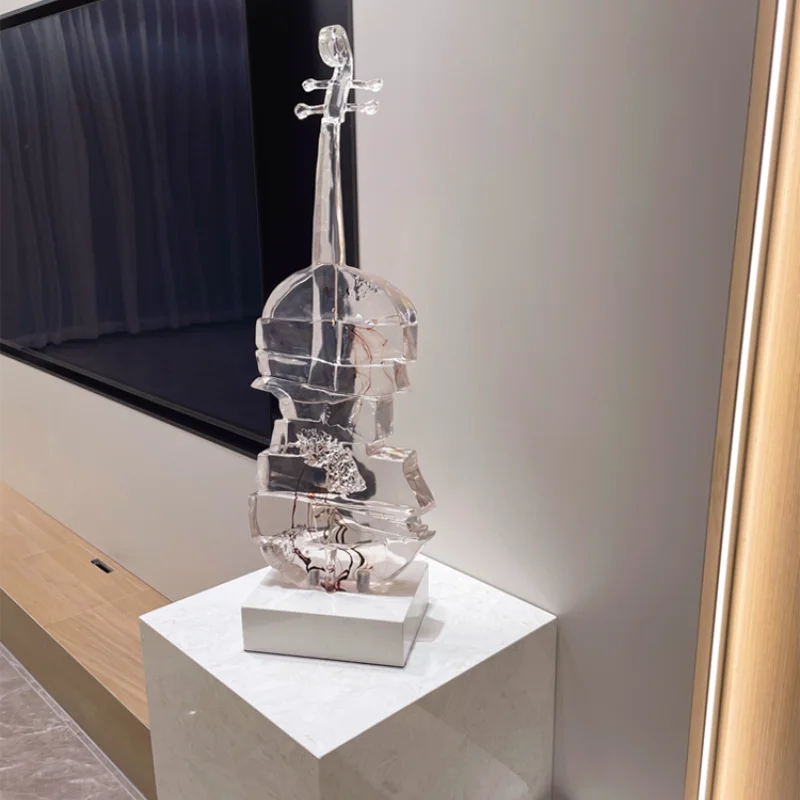 Minimalist home violin ornaments landing Hotel lobby living room porch model room sculpture luxury creative decoration
Minimalist home violin ornaments landing Hotel lobby living room porch model room sculpture luxury creative decoration