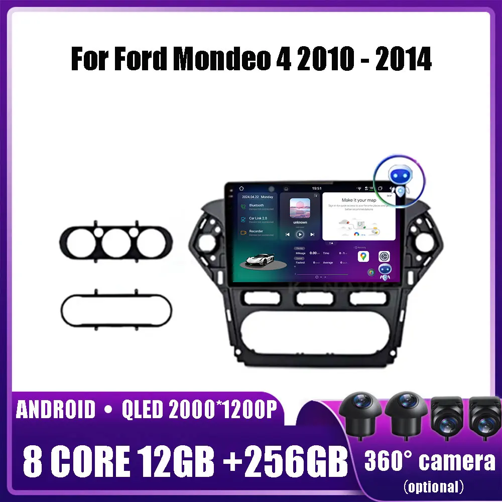 Android 14 IPS Car Radio Multimedia Player For Ford Mondeo 4 2010 - 2014 Video Navigation GPS No 2Din 2 Din DVD
Android 14 IPS Car Radio Multimedia Player For Ford Mondeo 4 2010 - 2014 Video Navigation GPS No 2Din 2 Din DVD