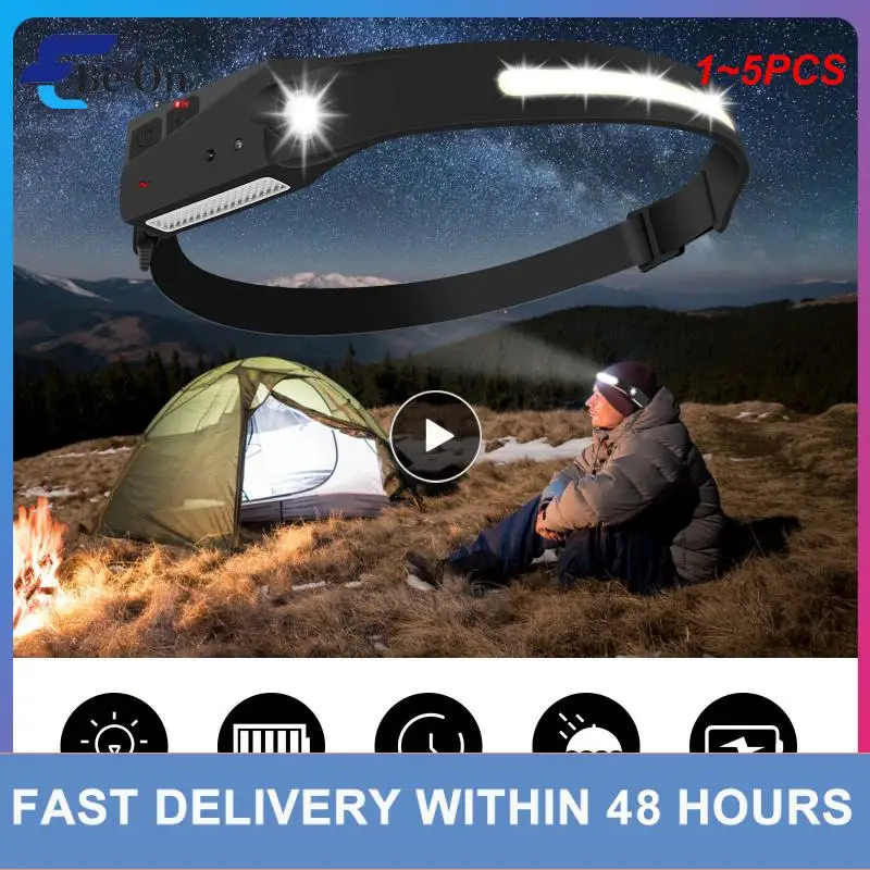 1~5PCS NineLeaf Waterproof COB LED Head Lamp Motion Sensor Headlamp Portable Flashlight Comfortable USB Rechargeable Head
1~5PCS NineLeaf Waterproof COB LED Head Lamp Motion Sensor Headlamp Portable Flashlight Comfortable USB Rechargeable Head