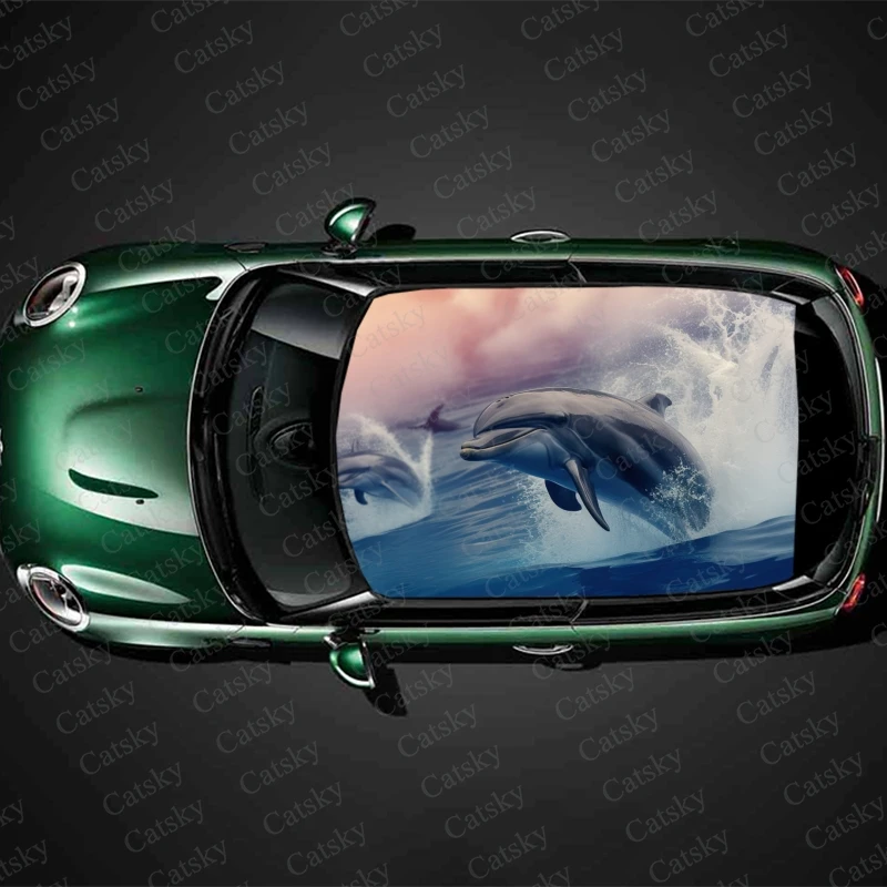 Cute Dolphin Underwater Car Roof Sticker Wrap Racing SUV Accessories Packaging Painted PVC Custom Car Graphic Decal
Cute Dolphin Underwater Car Roof Sticker Wrap Racing SUV Accessories Packaging Painted PVC Custom Car Graphic Decal