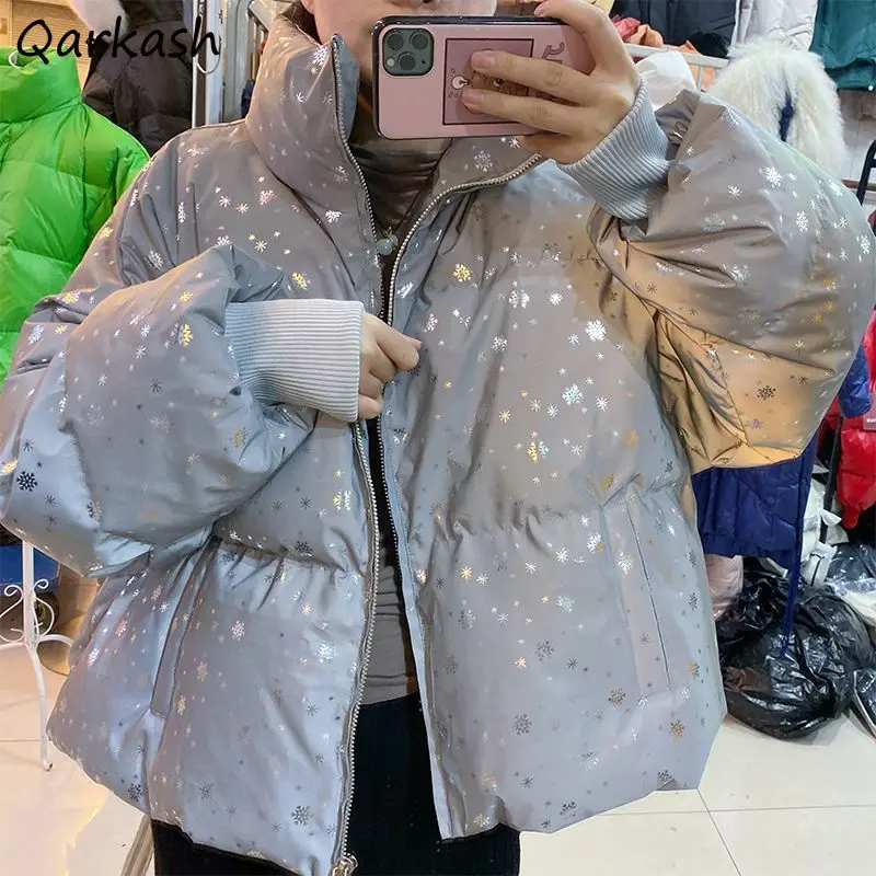 Sequins Parkas Women Winter Korean Style Loose Fashion Leisure Simple All-match Warm Female Chic Youth Temperament Students Ins
Sequins Parkas Women Winter Korean Style Loose Fashion Leisure Simple All-match Warm Female Chic Youth Temperament Students Ins