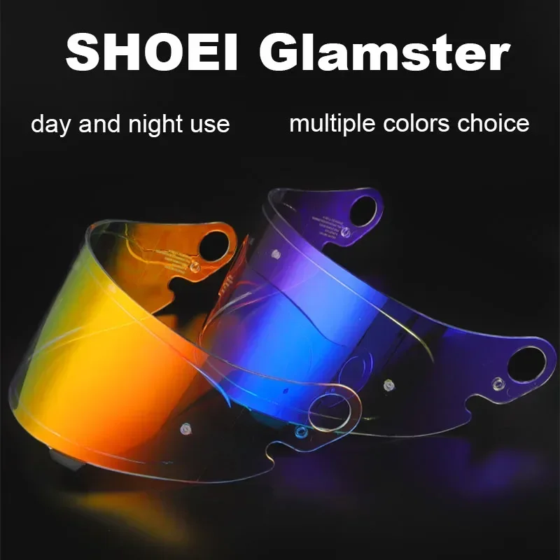 

SHOEI Glamster Motorcycle Helmet Lens Retro Full Face Helmet Visor Anti-UV Glamster CPB-1V Casco SHOEI Motorcycle Accessories