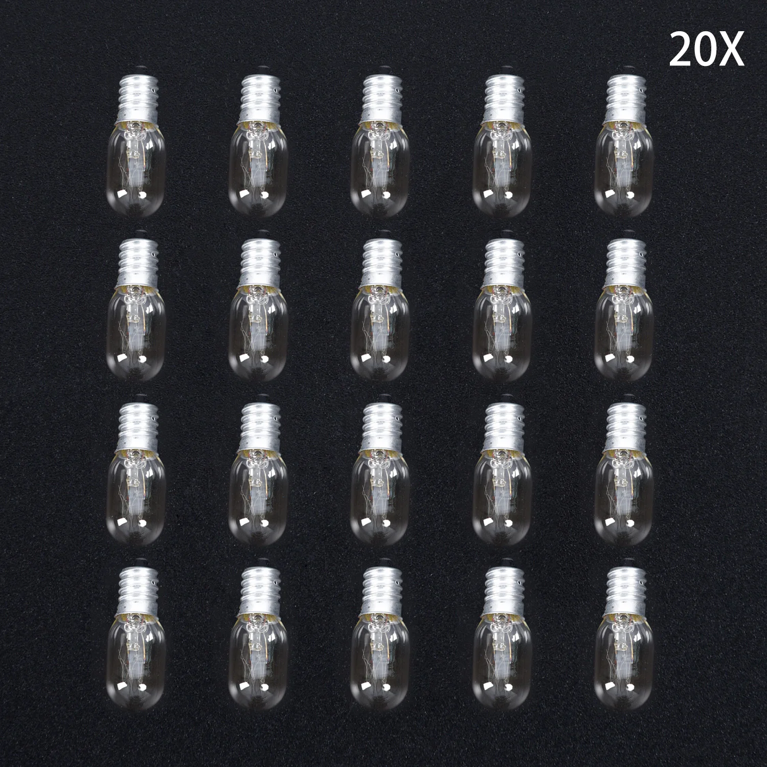 20pcs/Set E14 15W Lamp Globe Light Copper Nickel Glass Refrigerator Bulb Replacement AC220-240V Vintage Incandescent Edison Lamp
20pcs/Set E14 15W Lamp Globe Light Copper Nickel Glass Refrigerator Bulb Replacement AC220-240V Vintage Incandescent Edison Lamp