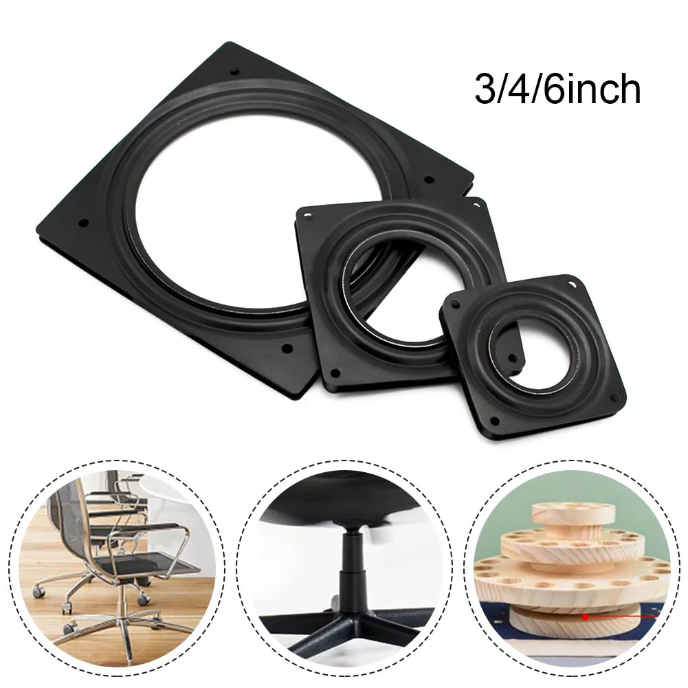 360 Degree Rotating Hollow Turntable Plate 3 4 6 Inches Heavy Duty Metal Bearing Swivel Chassis Slides Furniture Hardware
360 Degree Rotating Hollow Turntable Plate 3 4 6 Inches Heavy Duty Metal Bearing Swivel Chassis Slides Furniture Hardware