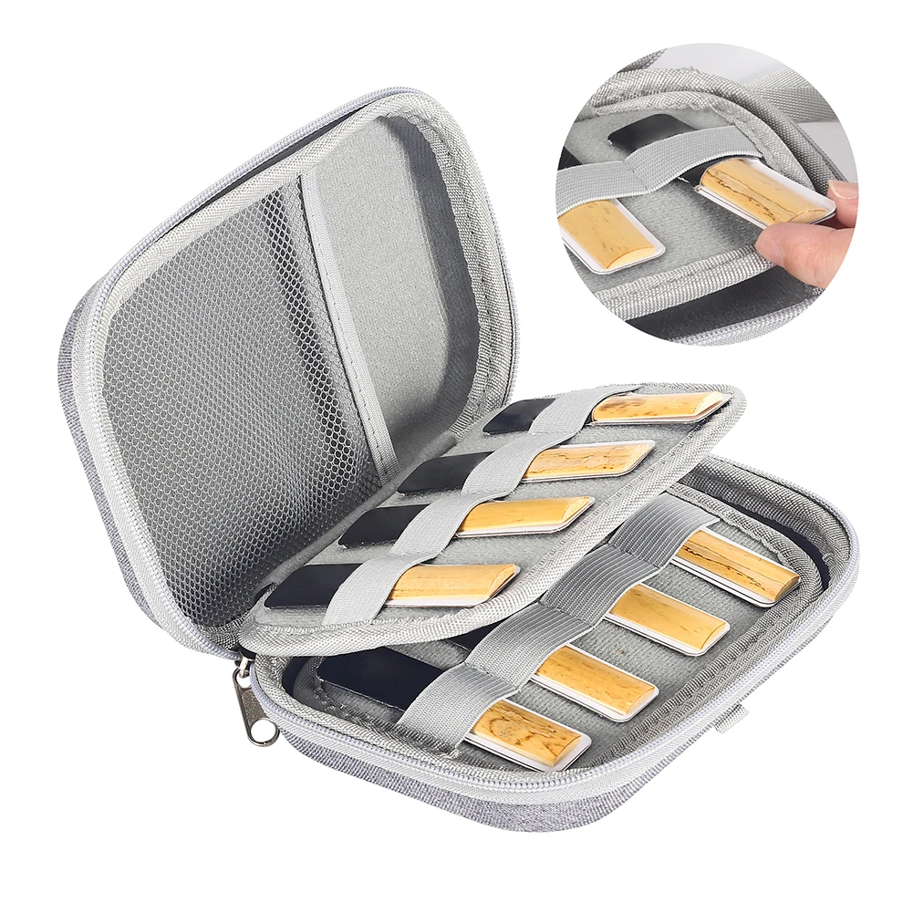 Portable Reed Box EVA Cloth Case Hold 20pcs Reeds Musical Instrument Parts 180x130x50mm Replacement Accessories Waterproof
Portable Reed Box EVA Cloth Case Hold 20pcs Reeds Musical Instrument Parts 180x130x50mm Replacement Accessories Waterproof