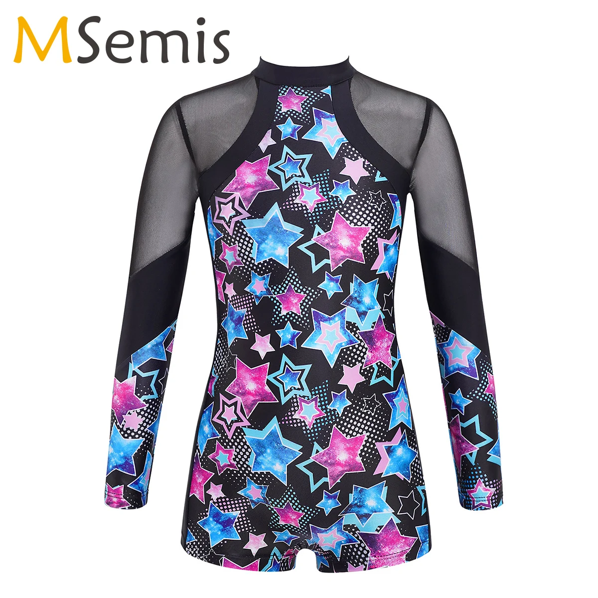 Black Kids Girls Ballet Dance Gymnastics Short Unitards Mock Neck Long Sleeves Keyhole Back Stars Mesh Workout Jumpsuit Bodysuit
Black Kids Girls Ballet Dance Gymnastics Short Unitards Mock Neck Long Sleeves Keyhole Back Stars Mesh Workout Jumpsuit Bodysuit