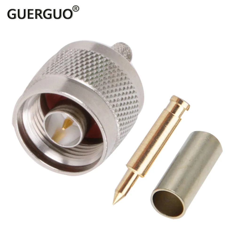 1PC N Male Straight Plug RF Coaxial Connector Solcering Crimp Adapter RG58 SYV 50-3 and RG316 RG174 50-1.5 CableRF Connector
1PC N Male Straight Plug RF Coaxial Connector Solcering Crimp Adapter RG58 SYV 50-3 and RG316 RG174 50-1.5 CableRF Connector