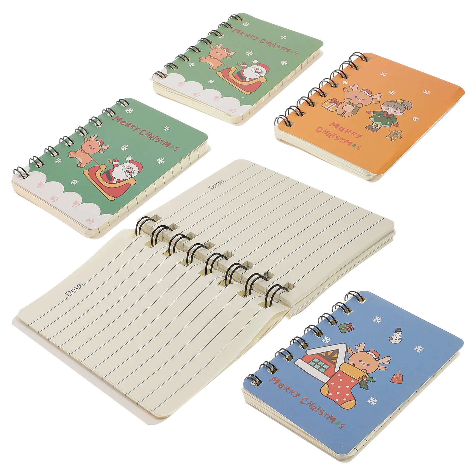 4 Pcs Christmas Notebook A5 School Supply Kawaii Notebooks and Notepads Daily Office Supplies
4 Pcs Christmas Notebook A5 School Supply Kawaii Notebooks and Notepads Daily Office Supplies