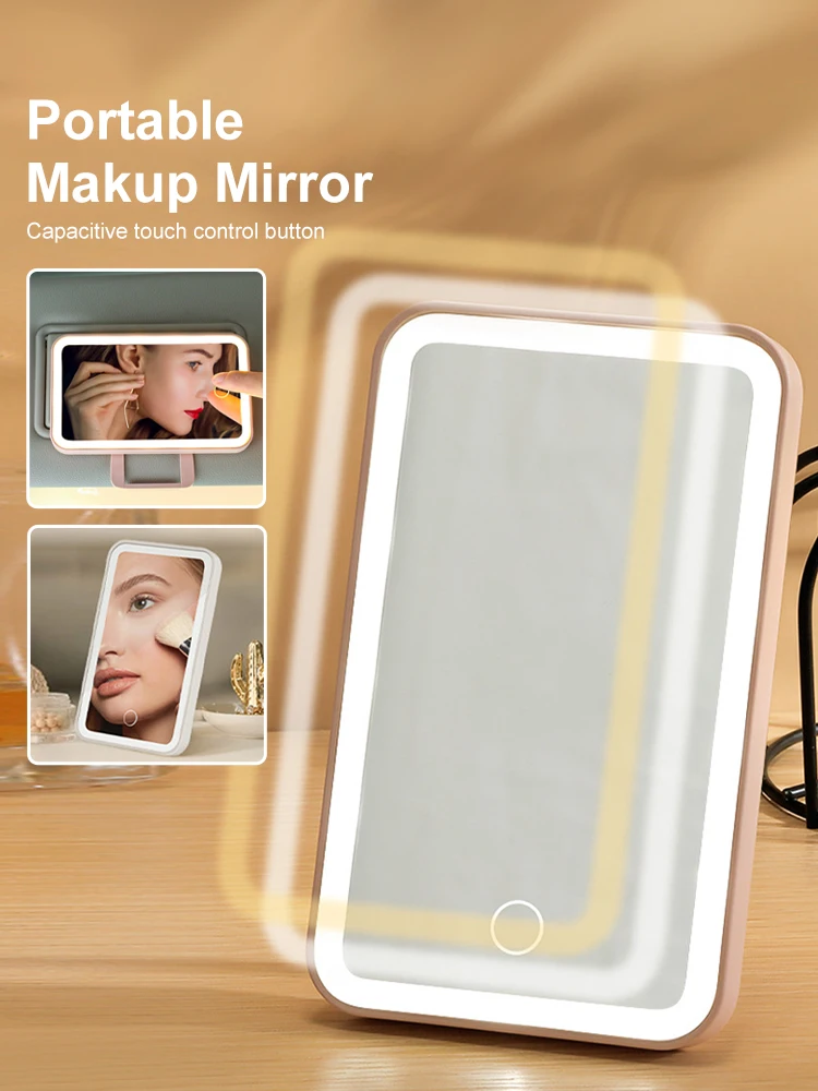 Sun Visor Makeup Mirror with Light Clip-On USB Rechargeable 3 Colors Dimmable Rearview Mirror Vanity Mirror for WomenAccessories
Sun Visor Makeup Mirror with Light Clip-On USB Rechargeable 3 Colors Dimmable Rearview Mirror Vanity Mirror for WomenAccessories
